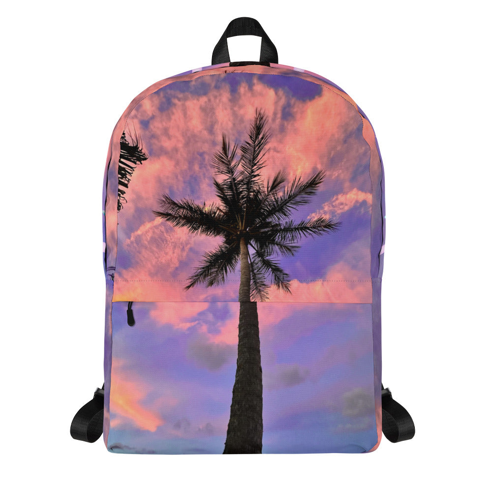 Custom Photo Backpack - Personalized Two Zipper Minimal Backpack