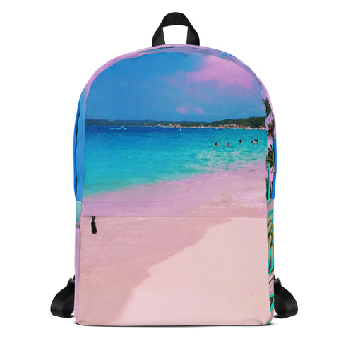 Custom Photo Backpack - Personalized Two Zipper Minimal Backpack