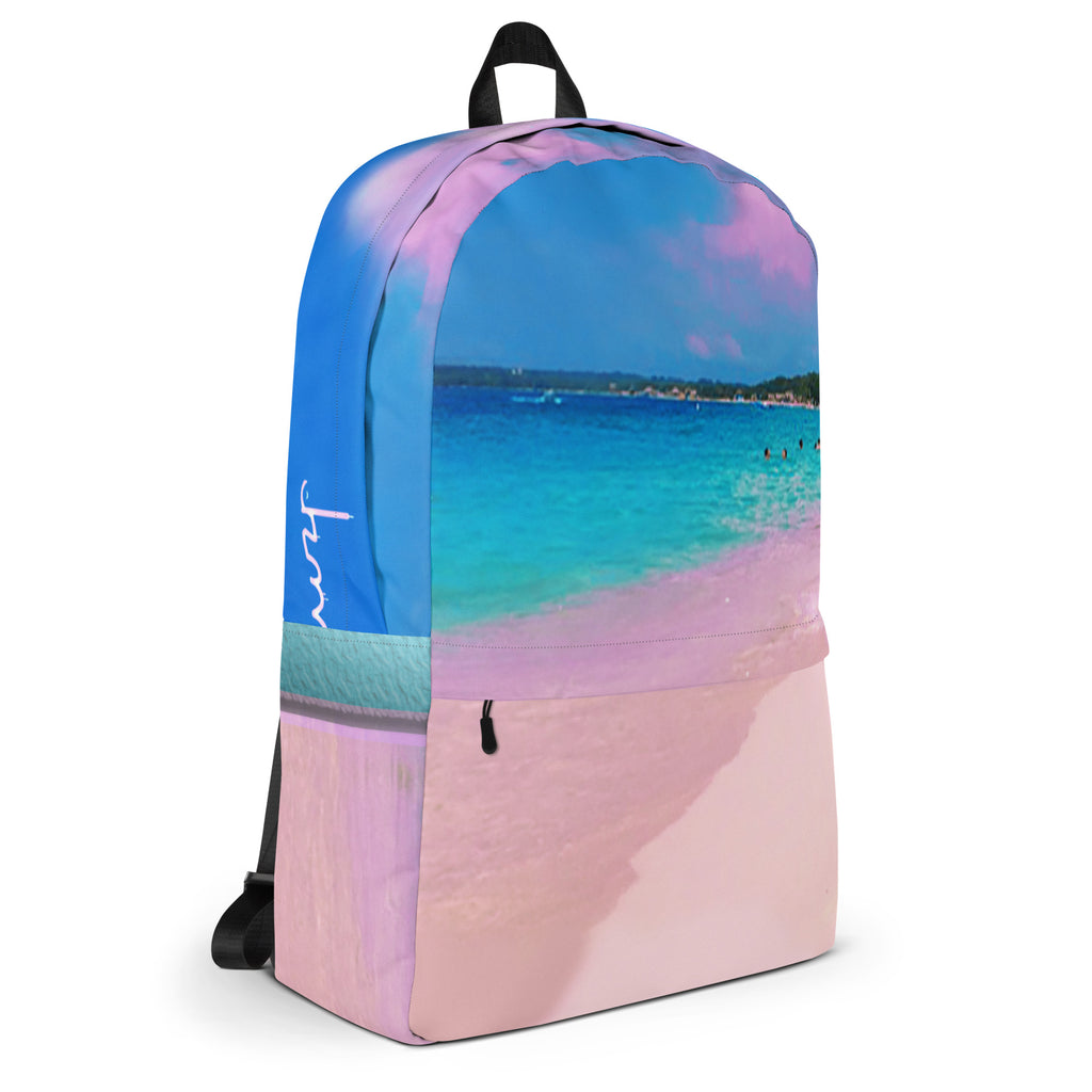Custom Photo Backpack - Personalized Two Zipper Minimal Backpack