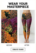 Premium Womens Yoga Leggings - Your Photos into Unique Wearable Art